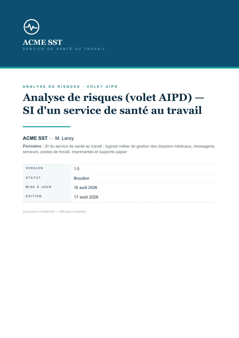 Word report in your own layout — same ACME SST analysis, two designs cycling